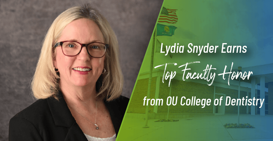 Lydia Snyder OU dental award
