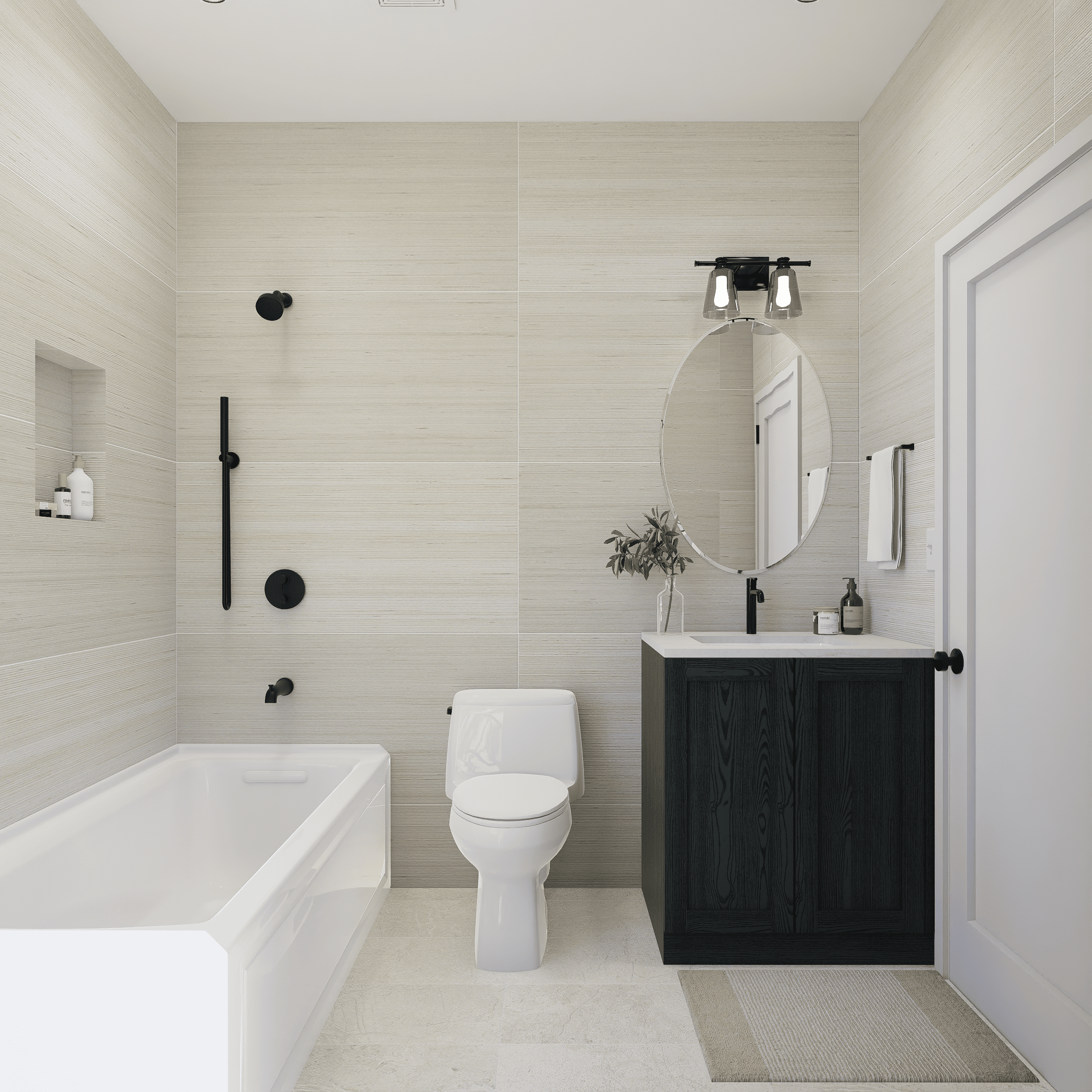 5x8 Bathroom Remodel: 5 Smart Layouts - Triple Heart Spaces, image size:2560x2560