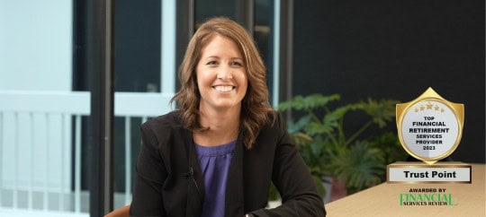 Allyson Top Financial Retirement Services Provider Award Image