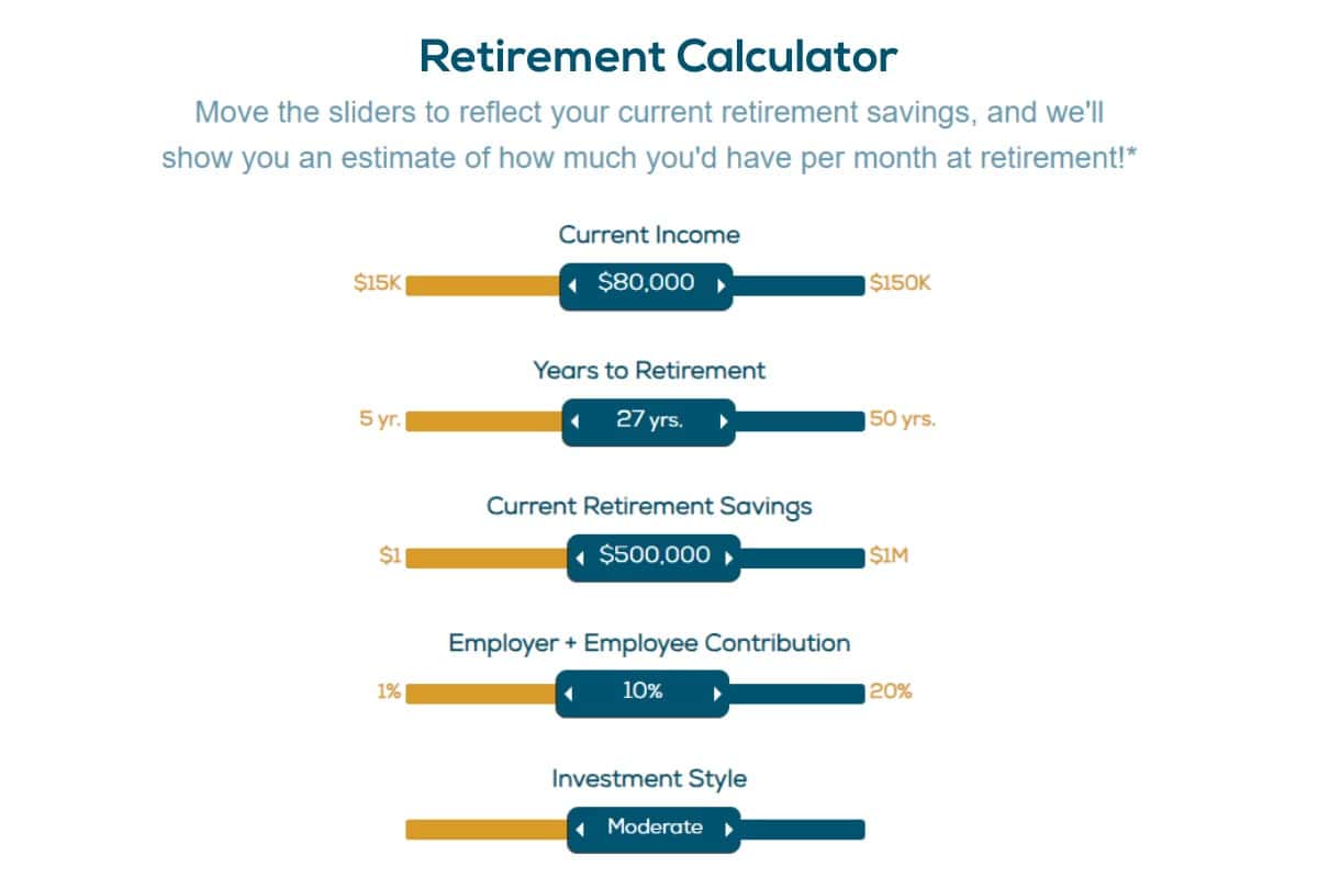 Retirement Calculator