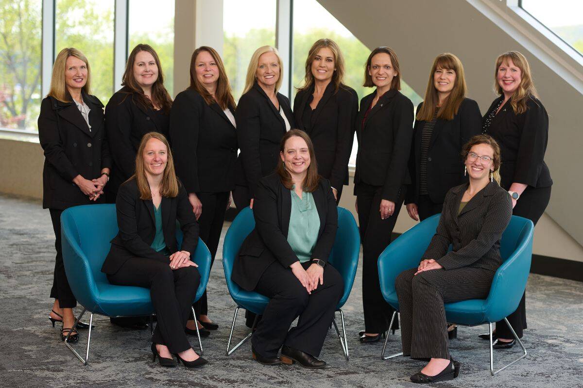 Group Photo of Women on the Trust Point team