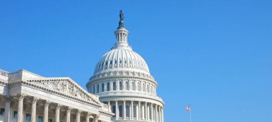 Picture of the US Congress building