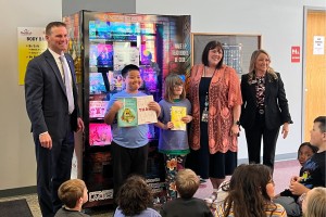 Trust Point donates Book Vending Machine in La Crosse