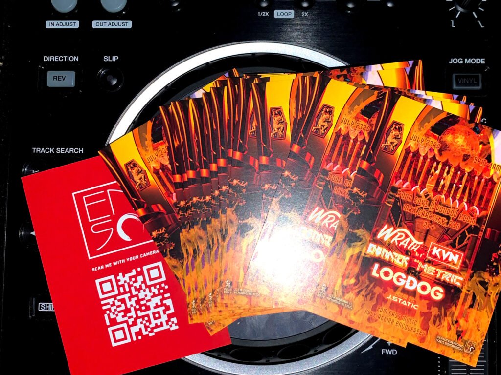 Event promotion Design promo cards