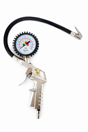 Έγχρωμο δοκιμαστικό πιεσόμετρο με λάστιχο και γάντζο, ιδανική για επαγγελματική χρήση.