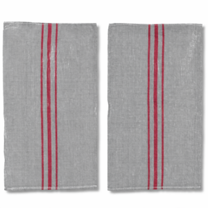 Αυθεντικές πετσέτες κουζίνας με κόκκινες ρίγες, υψηλής ποιότητας, ιδανικές για το σπίτι και επαγγελματικό χώρο.