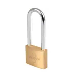 Χάλκινη κλειδαριά με μεταλλικό λουκέτο ασφαλείας.