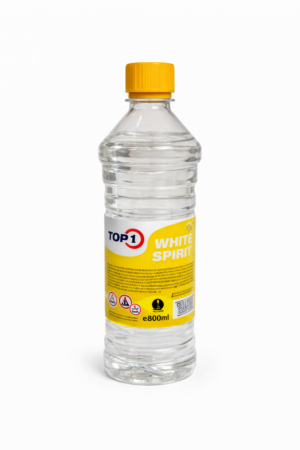 Καθαριστικό υγρό White Spirit 800ml, κατάλληλο για διάλυση και καθαρισμό, ασφαλές και αποτελεσματικό.