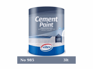 VITEX CEMENT PAINT ΤΣΙΜΕΝ/ΧΡΩΜΑ ΝΕΡΟΥ 985 ΑΝΘΡΑΚΙ 3LT