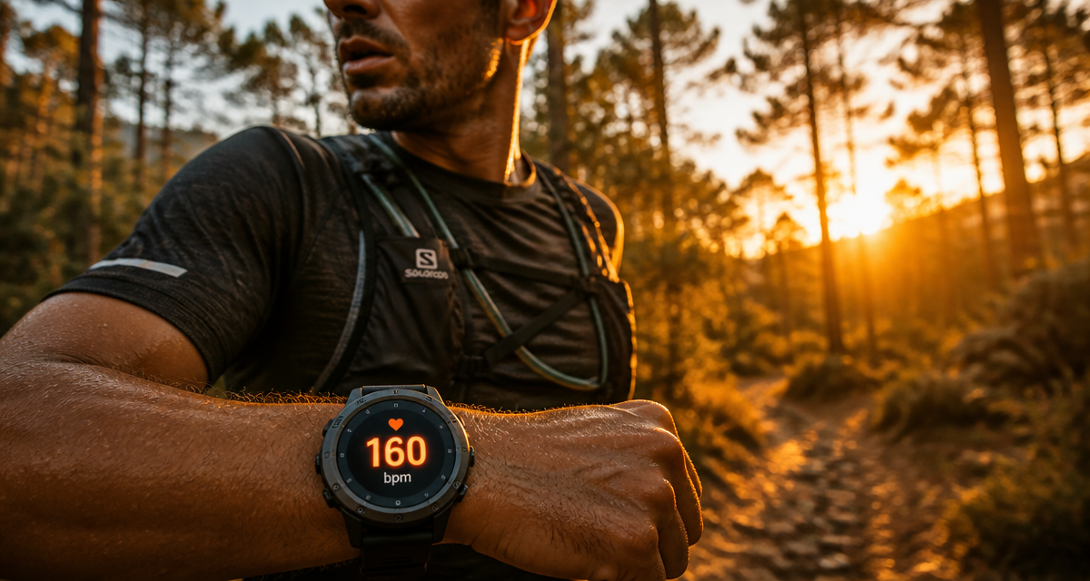 160 bpm course a pied coureur montre