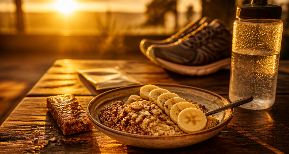alimentation course a pied petit dejeuner sain