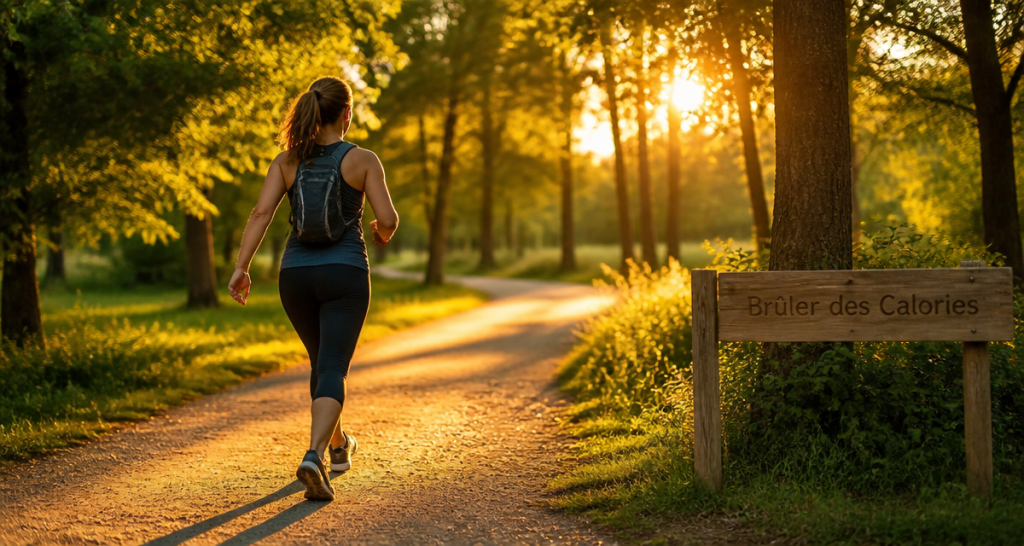 combien de temps de marche pour maigrir femme marche parc