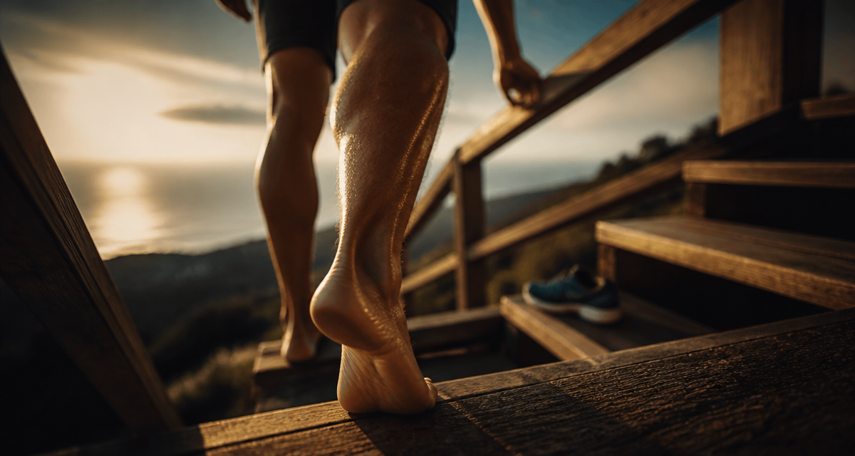 douleurs au tendon d achille exercice escalier