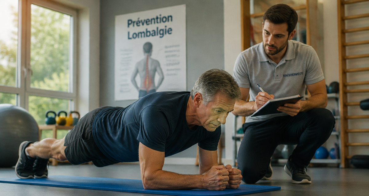 lombalgie sport a eviter homme gainage kiné