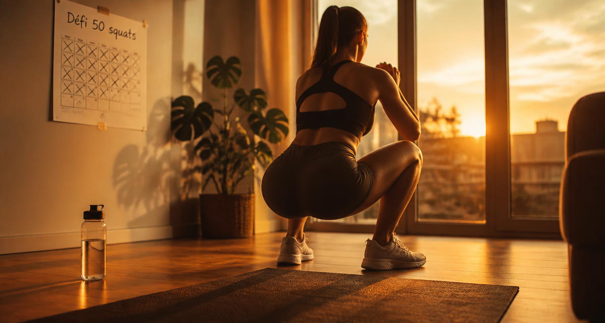 50 squats par jour avant apres femme squat salon
