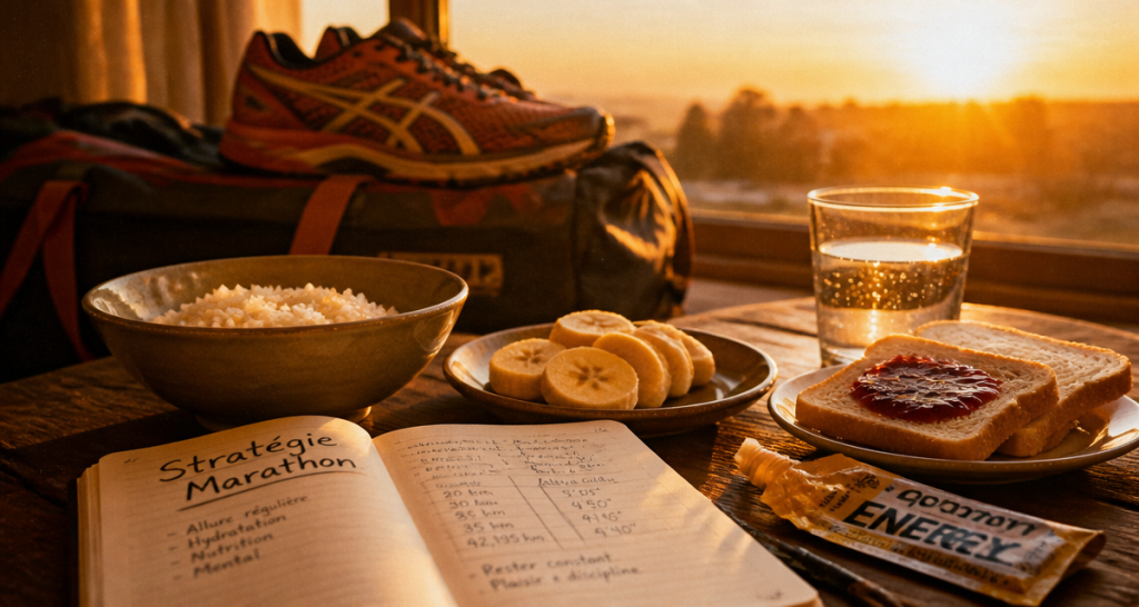 alimentation pour un marathon, petit-déjeuner coureur
