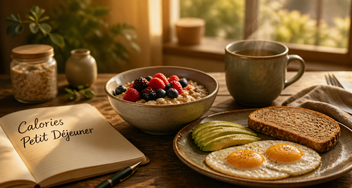 calories au petit dejeuner petit déjeuner sain