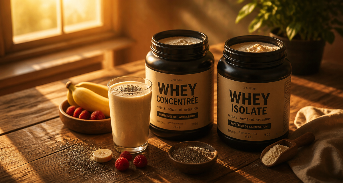 difference whey et isolate pots et smoothie