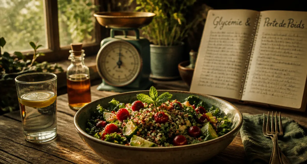 faire baisser la glycemie perte de poids salade