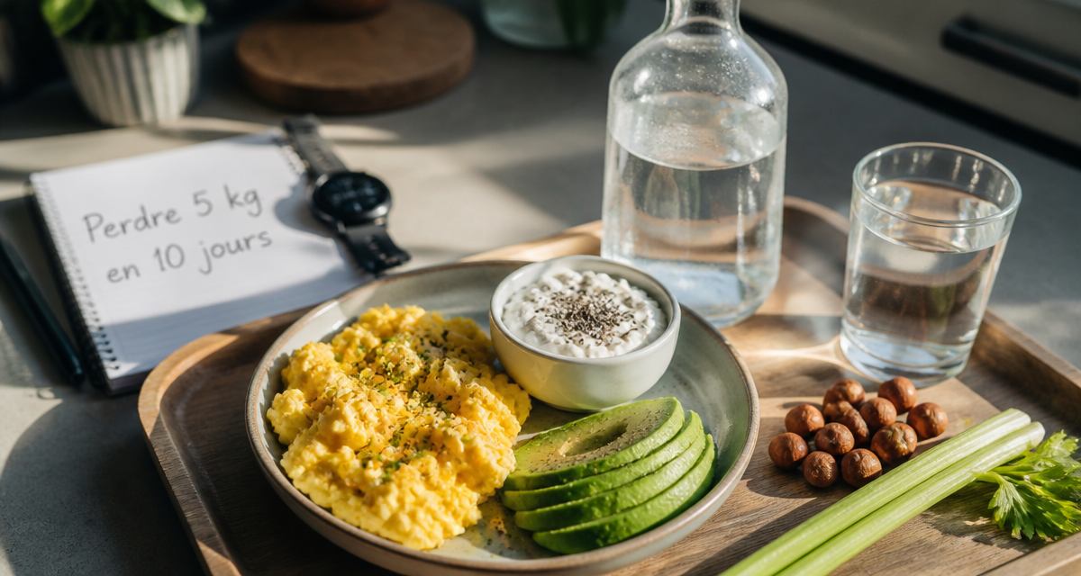 petit-déjeuner sain pour perdre 5 kg en 10 jours