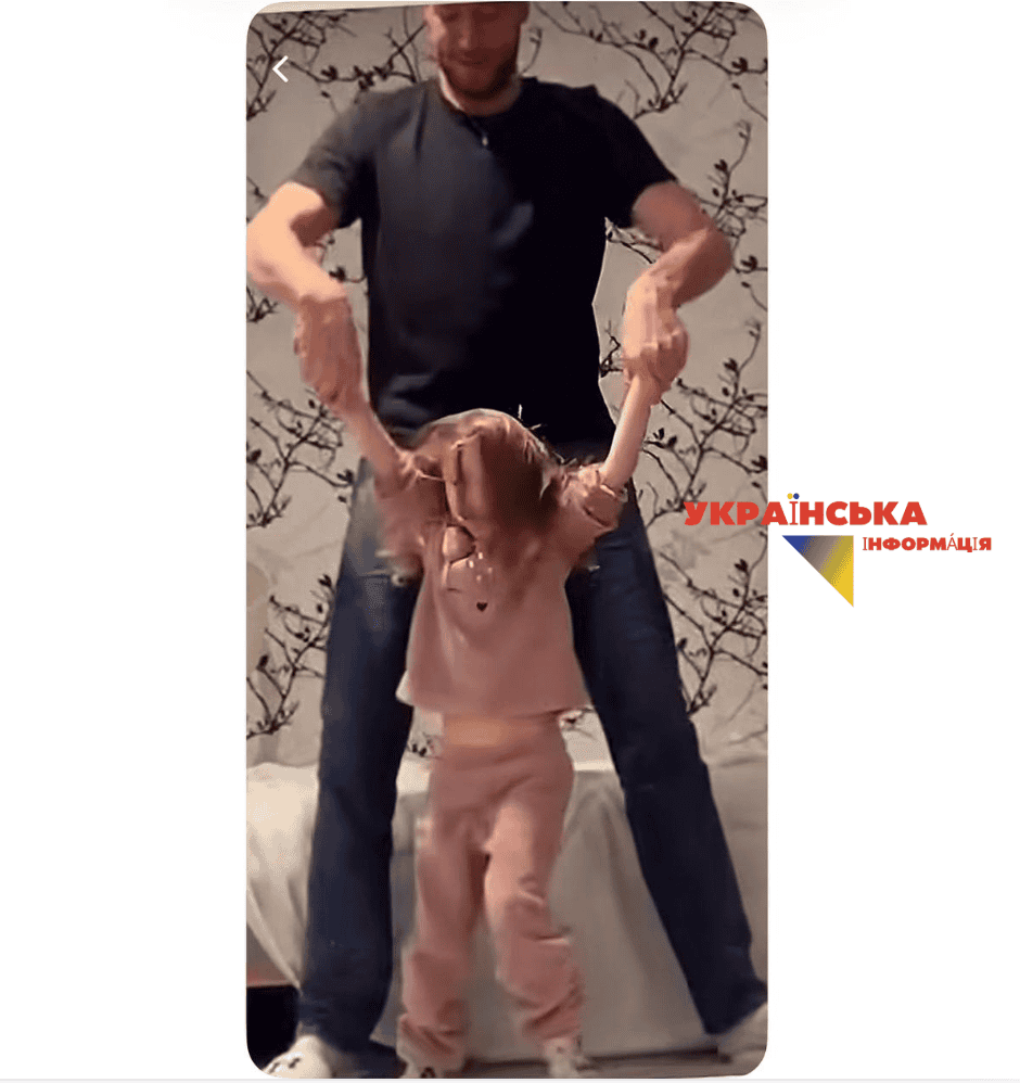 Vyacheslav Kravtsov with his daughter Melissa