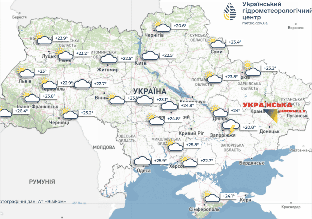 Weather forecast in Kyiv for June 2026