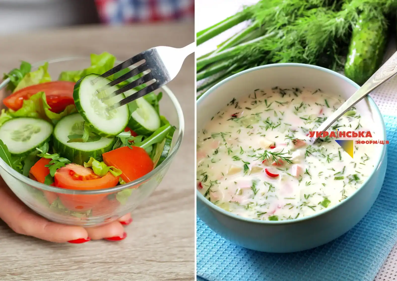 What to eat in the heat to lose weight: light salads, okroshka and low-calorie dishes