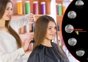 Lunar haircut calendar for September 2026 by day: green and red dates for hair