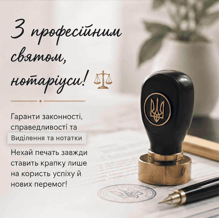 открытка с Днем Нотариата в 2026