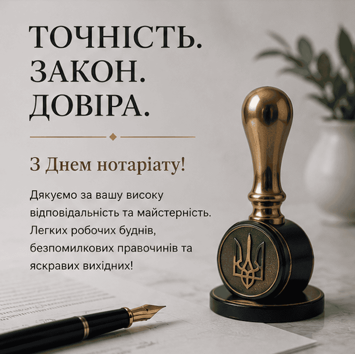 открытка с Днем Нотариата в 2026
