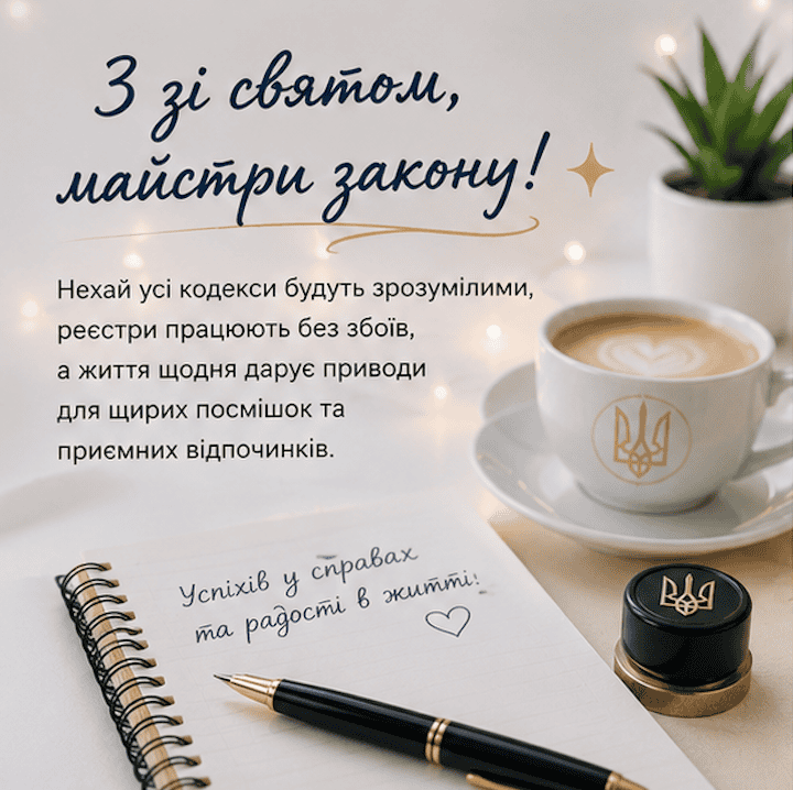 картинка поздравления с Днем Нотариата в 2026