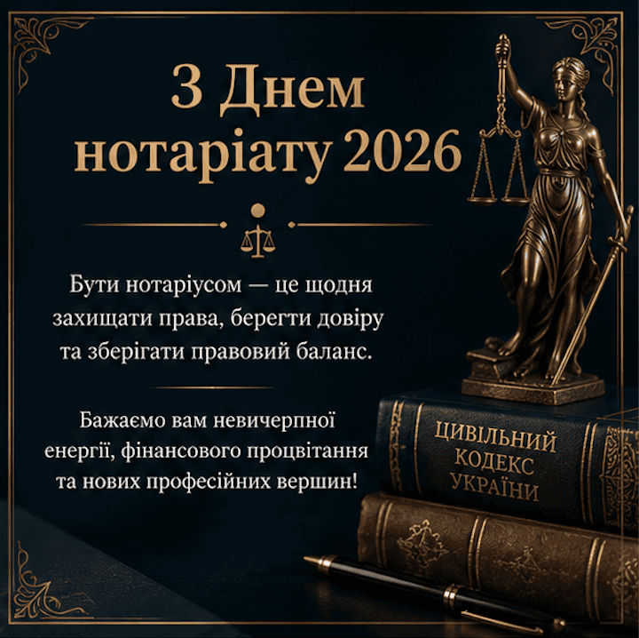 картинка поздравления с Днем Нотариата в 2026