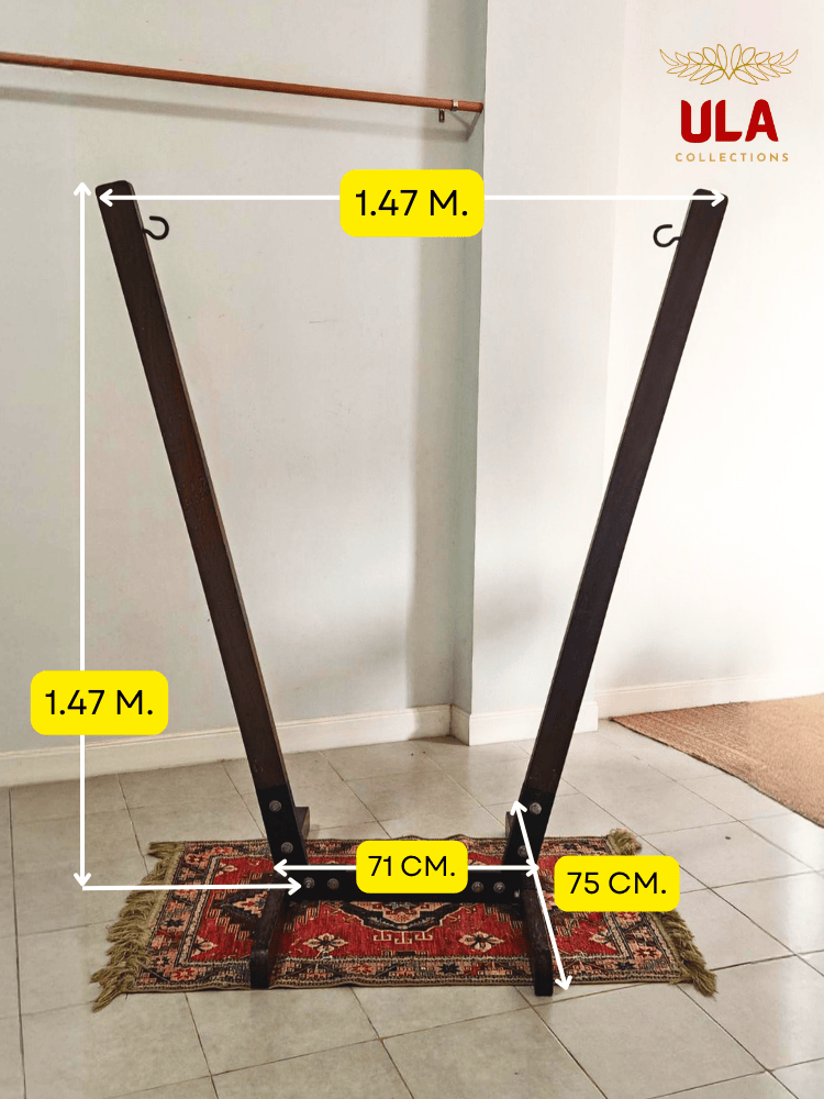 wooden stand dimension of hammock chair