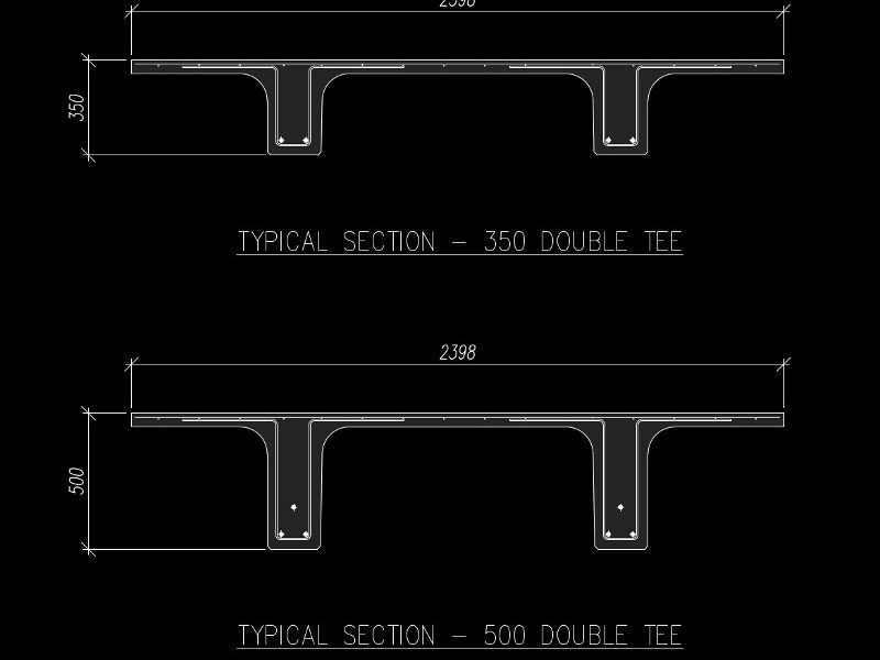 Double Tee Flooring - 8