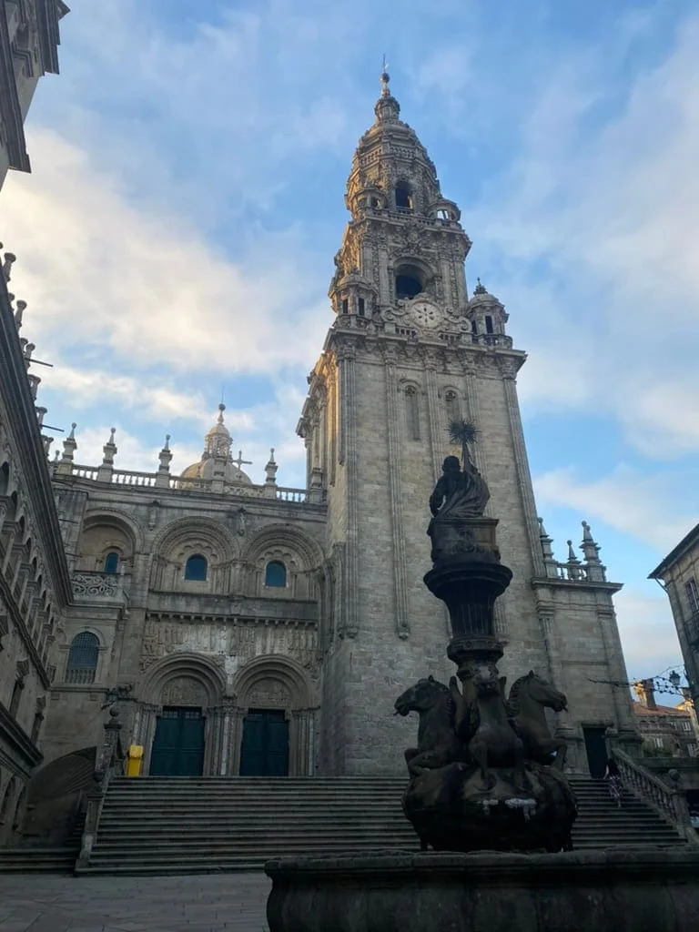 Praza das Praterías in Santiago de Compostela, Spain