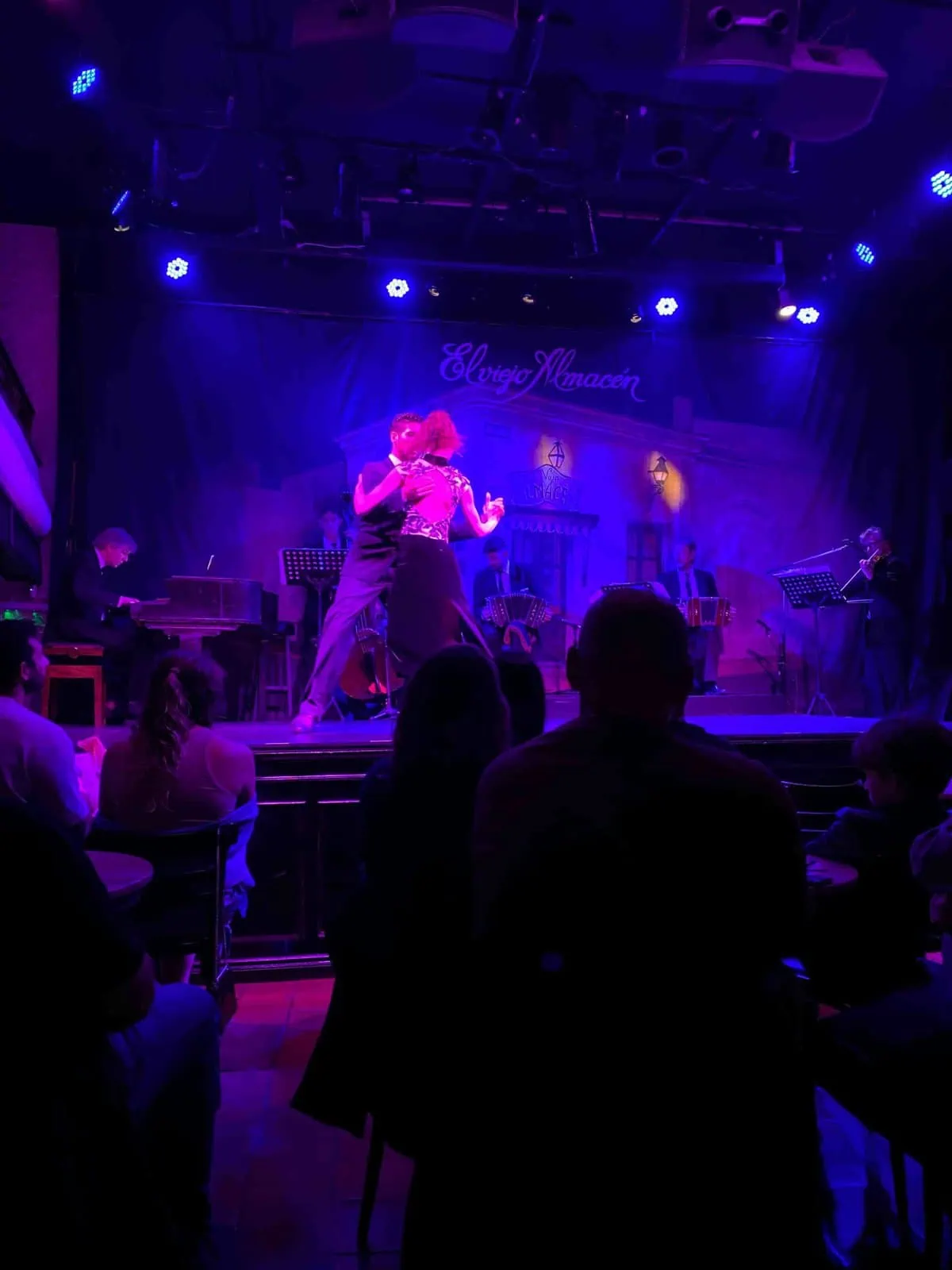 Tango show in Buenos Aires at El Viejo Almacén