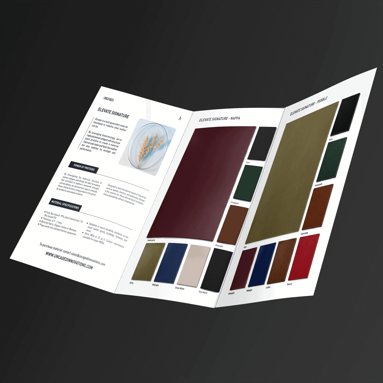Trifold brochure mockup texture scaled
