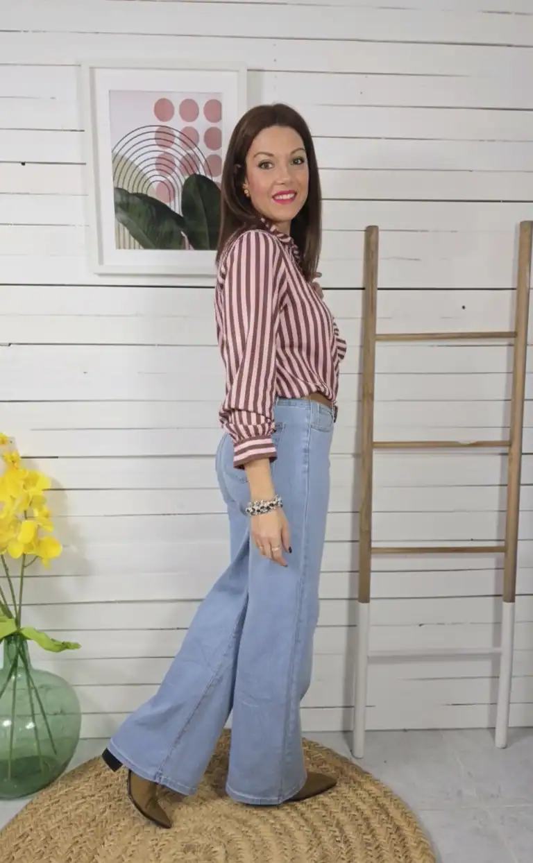 Camisa raya belle rosa - Imagen 3