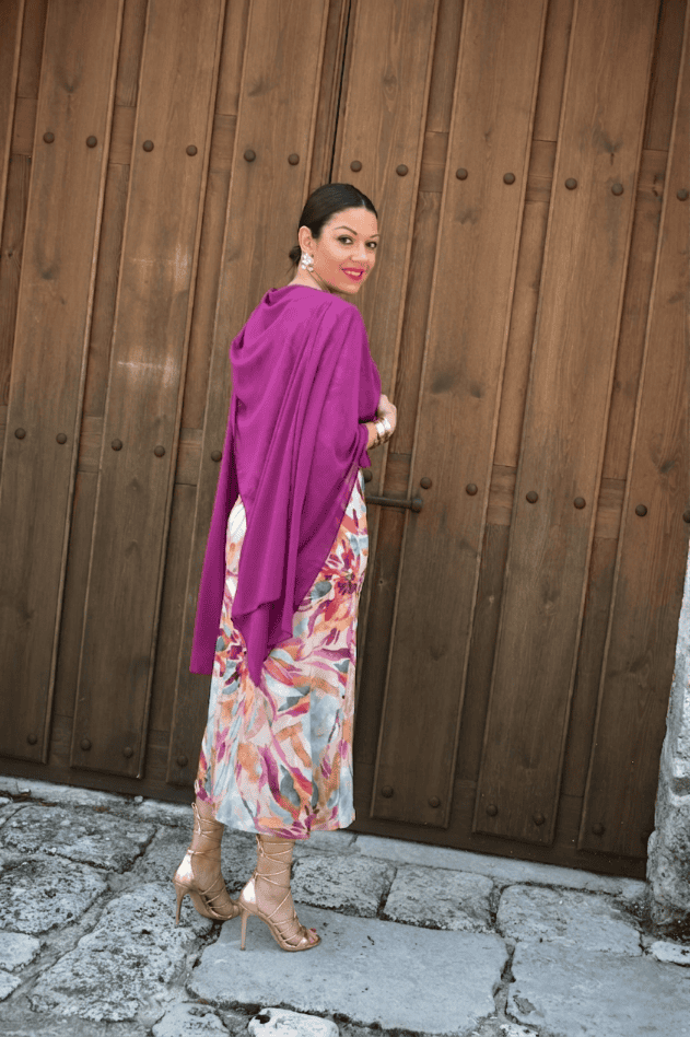 Vestido estampado eternity verde - Imagen 5