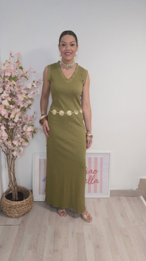 Vestido canalé lima - Imagen 5