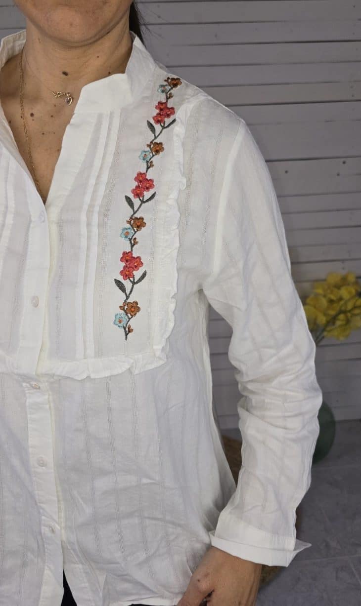 Blusa bordado