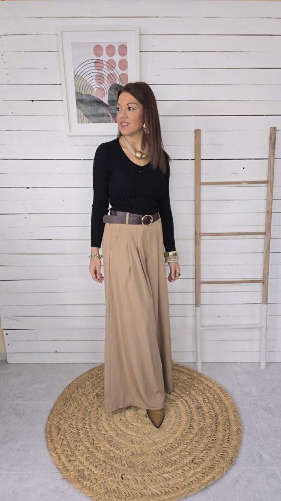 Pantalón vestir Mayren camel