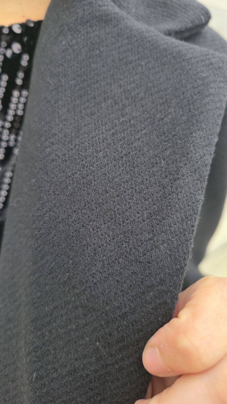 Abrigo de paño iratxe negro - Imagen 4