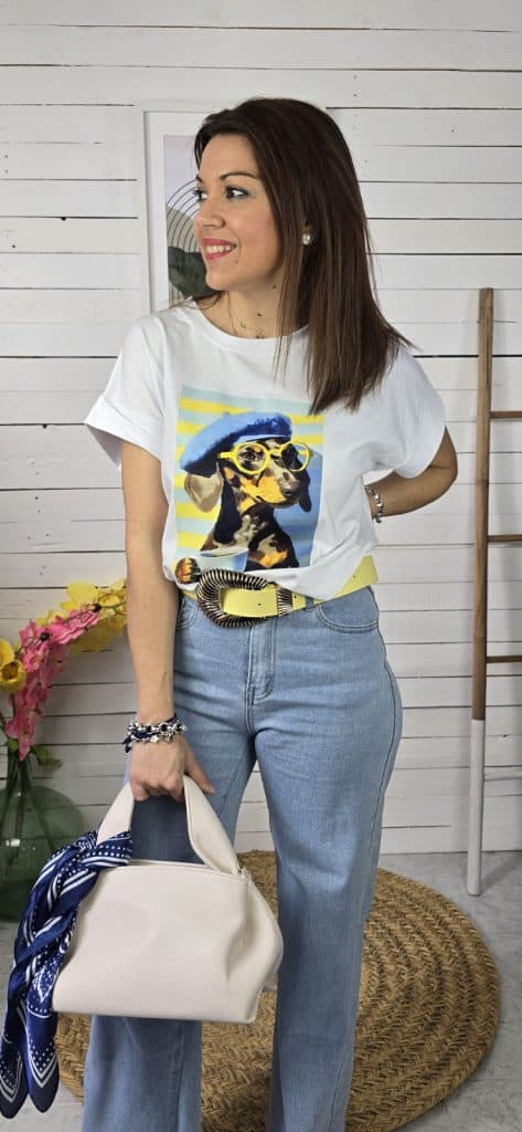 Camiseta dog parisino