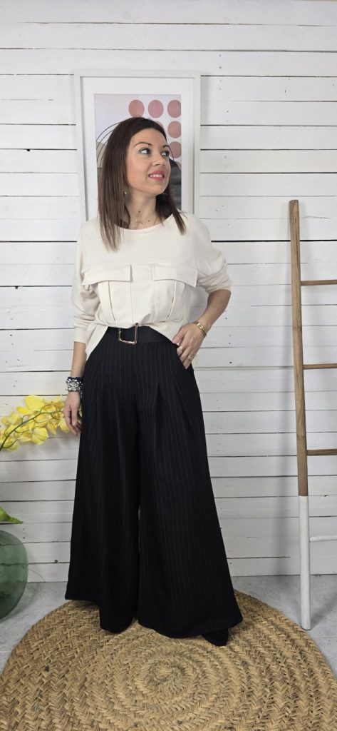 Sudadera  algodón bolsillos beige