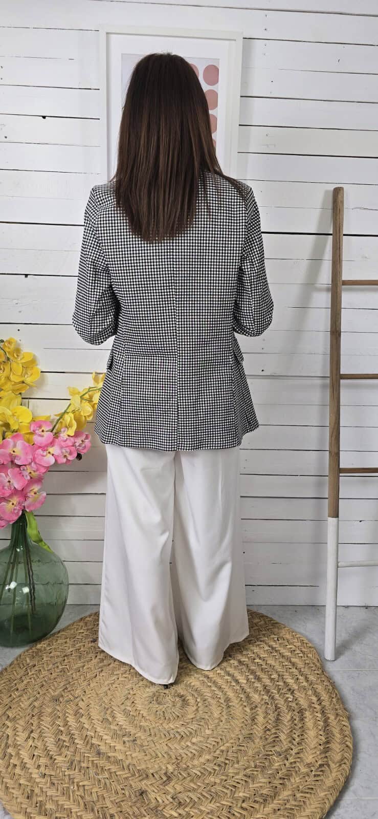 Blazer vichy estructura - Imagen 3