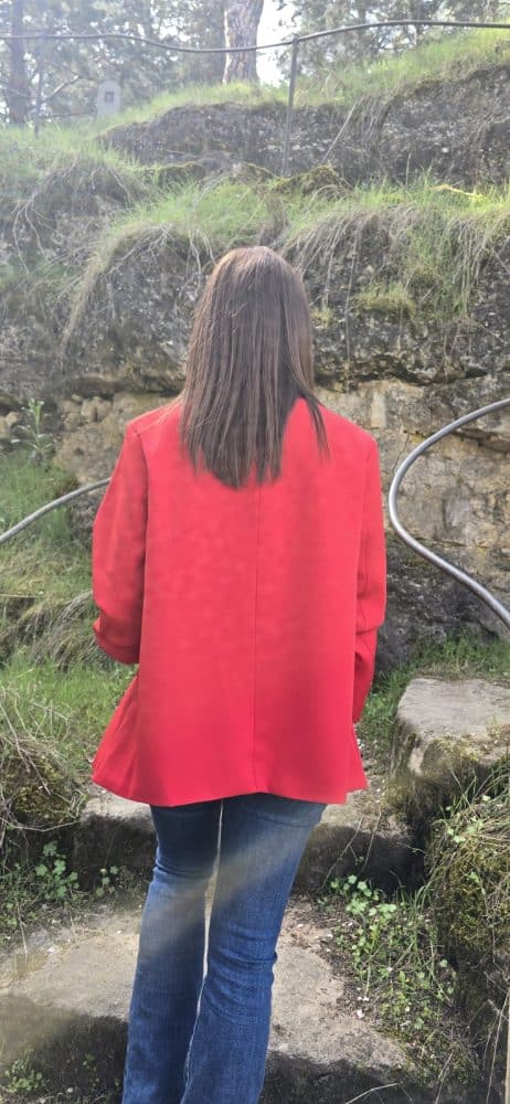 Blazer cruzada rojo - Imagen 3