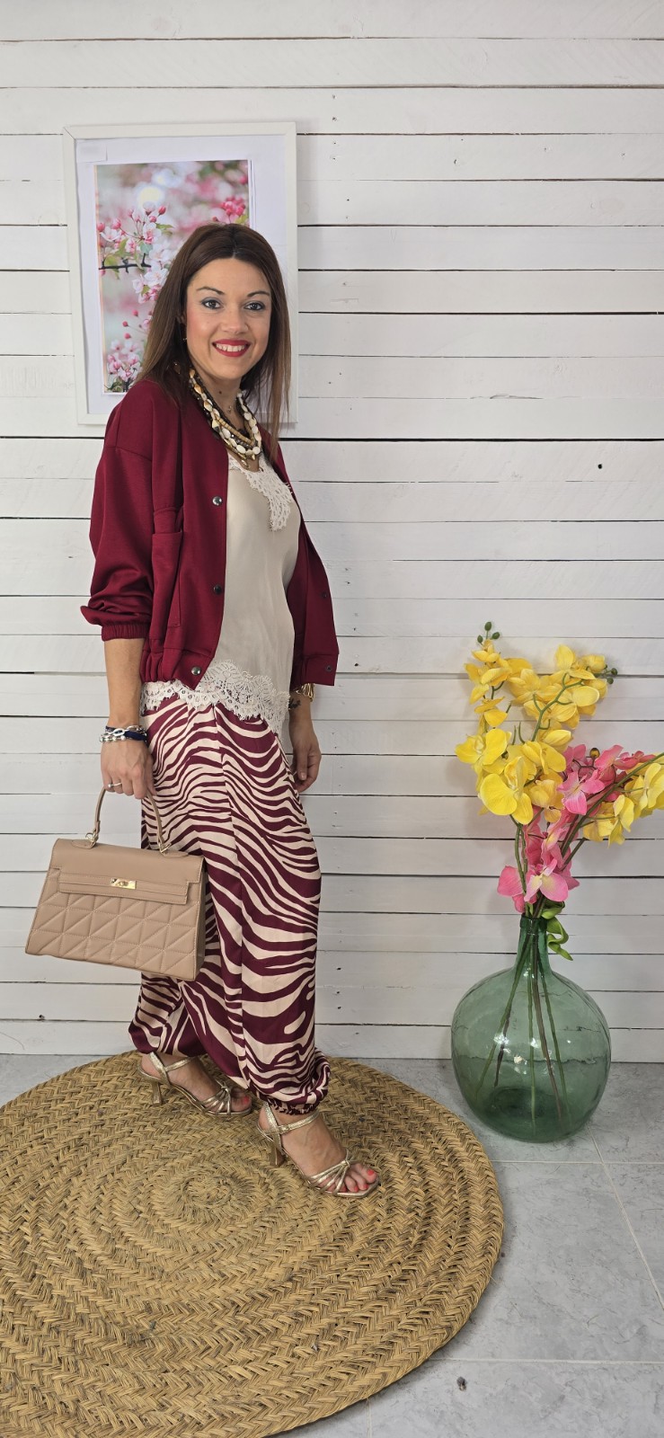 Bomber mia bomber burdeos - Imagen 5