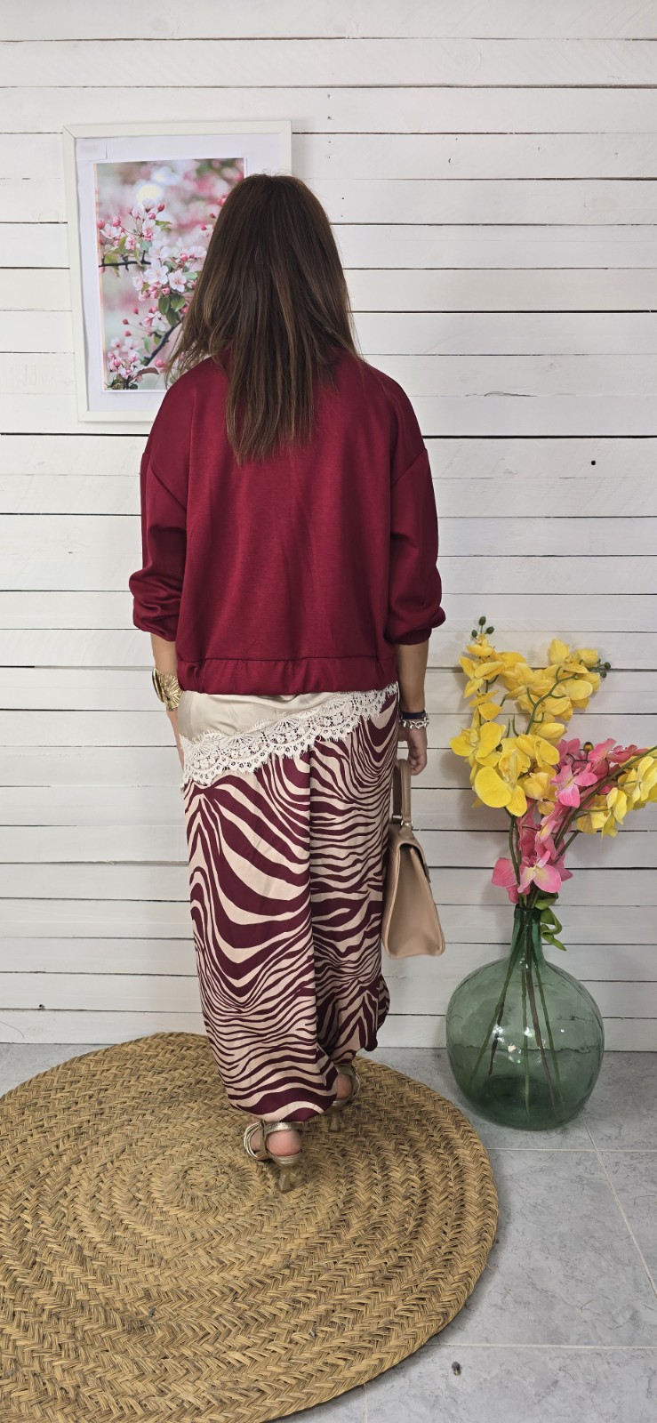 Bomber mia bomber burdeos - Imagen 4