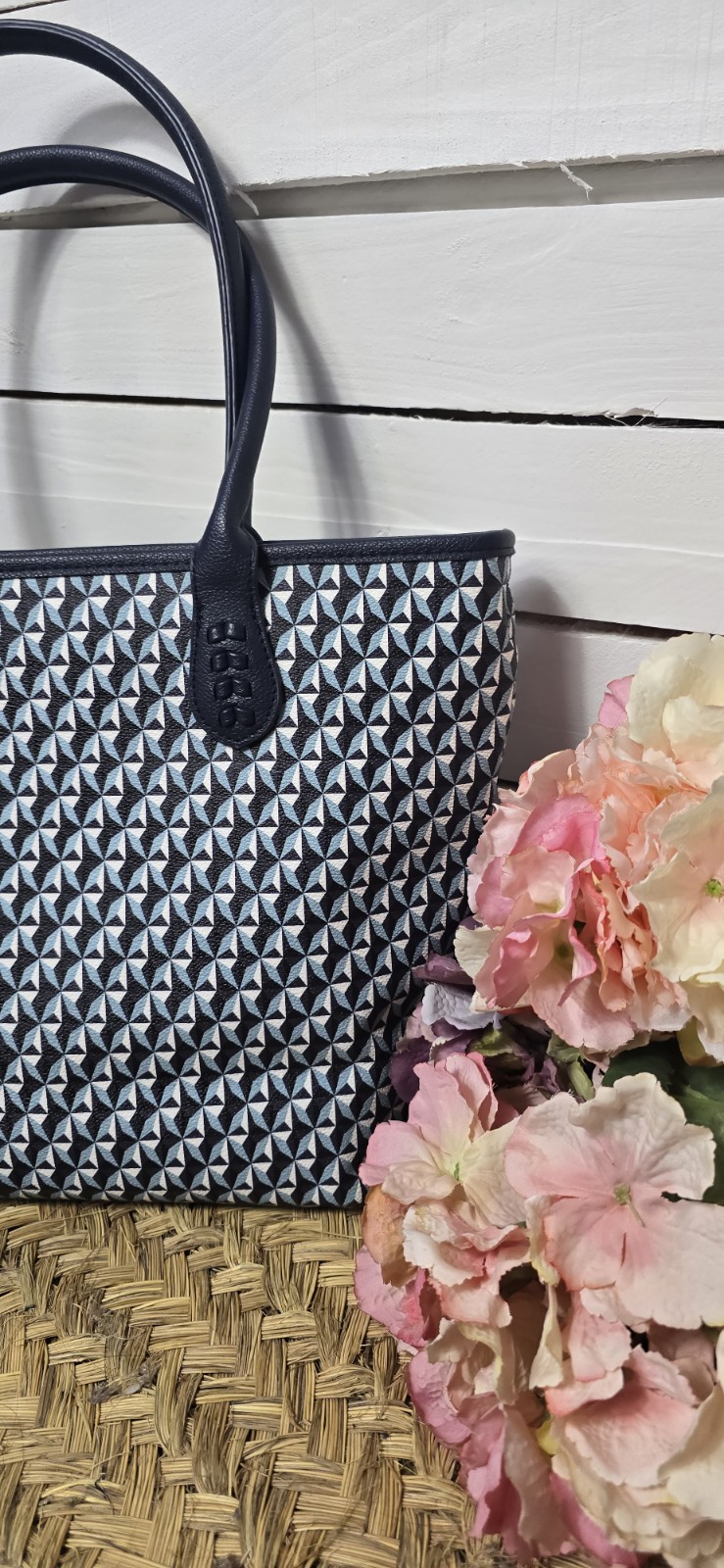 Bolso geometric marino